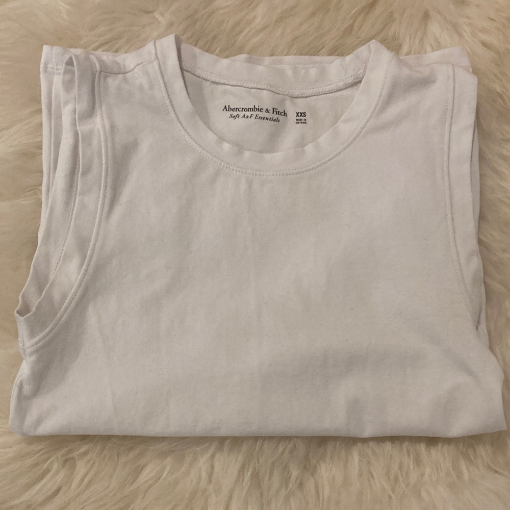Abercrombie & Fitch White Tank XXS